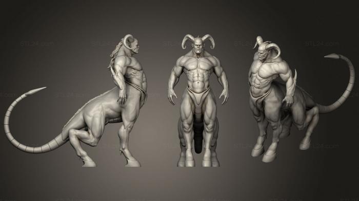 Figurines heroes, monsters and demons (Motaro, STKM_3066) 3D models for cnc